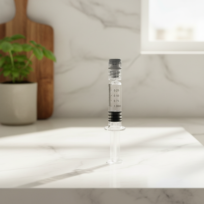 1ml Glass Syringe - Kitchen Lifestyle