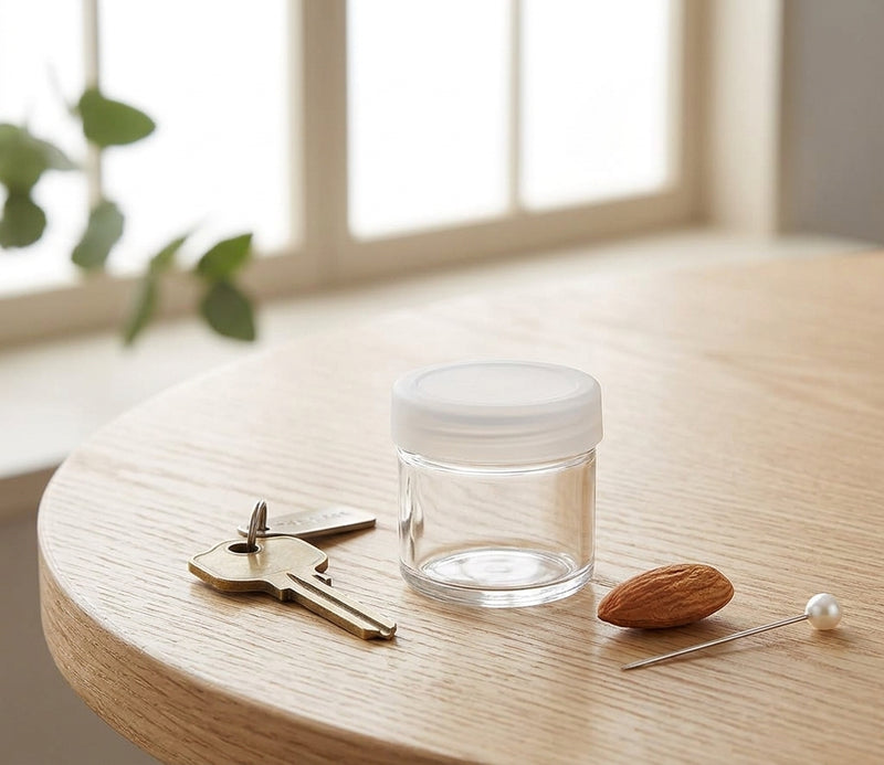 6ml Glass No-Neck Jar