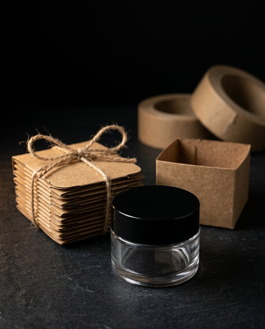 Blank Boxes for Jars — in craft-studio context