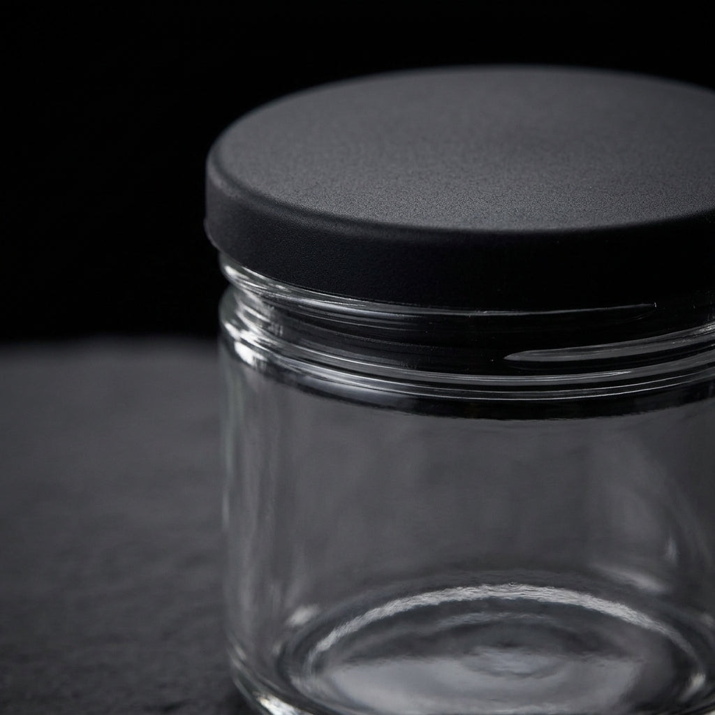 6ml Glass No-Neck Jar — finish and closure detail