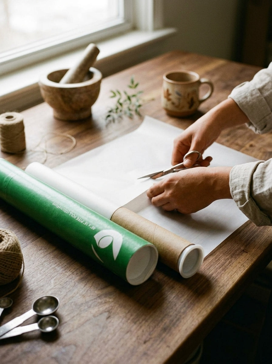Nonstick PTFE Rolls — in use on a craft bench