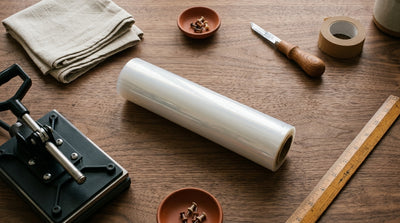 Bulk Roll of Fep Film. Multiple Thicknesses — workspace flatlay