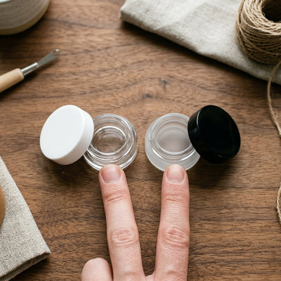 7ml Screw Top Jars with Lids — size reference
