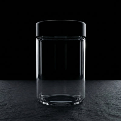 5oz Glass Jar with Black CR Lid