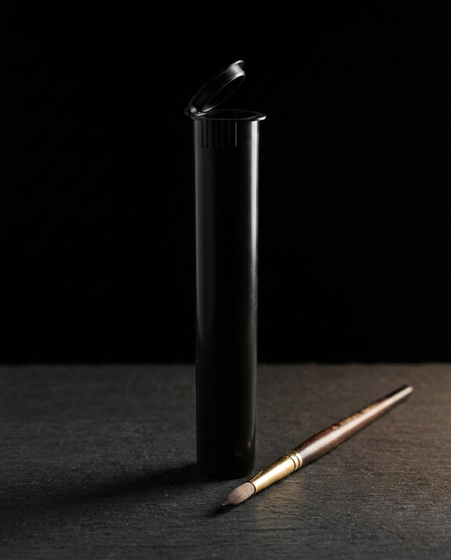 116mm Opaque Child Resistant Tube | Secure & Eco-Friendly specialty packaging — in craft-studio context
