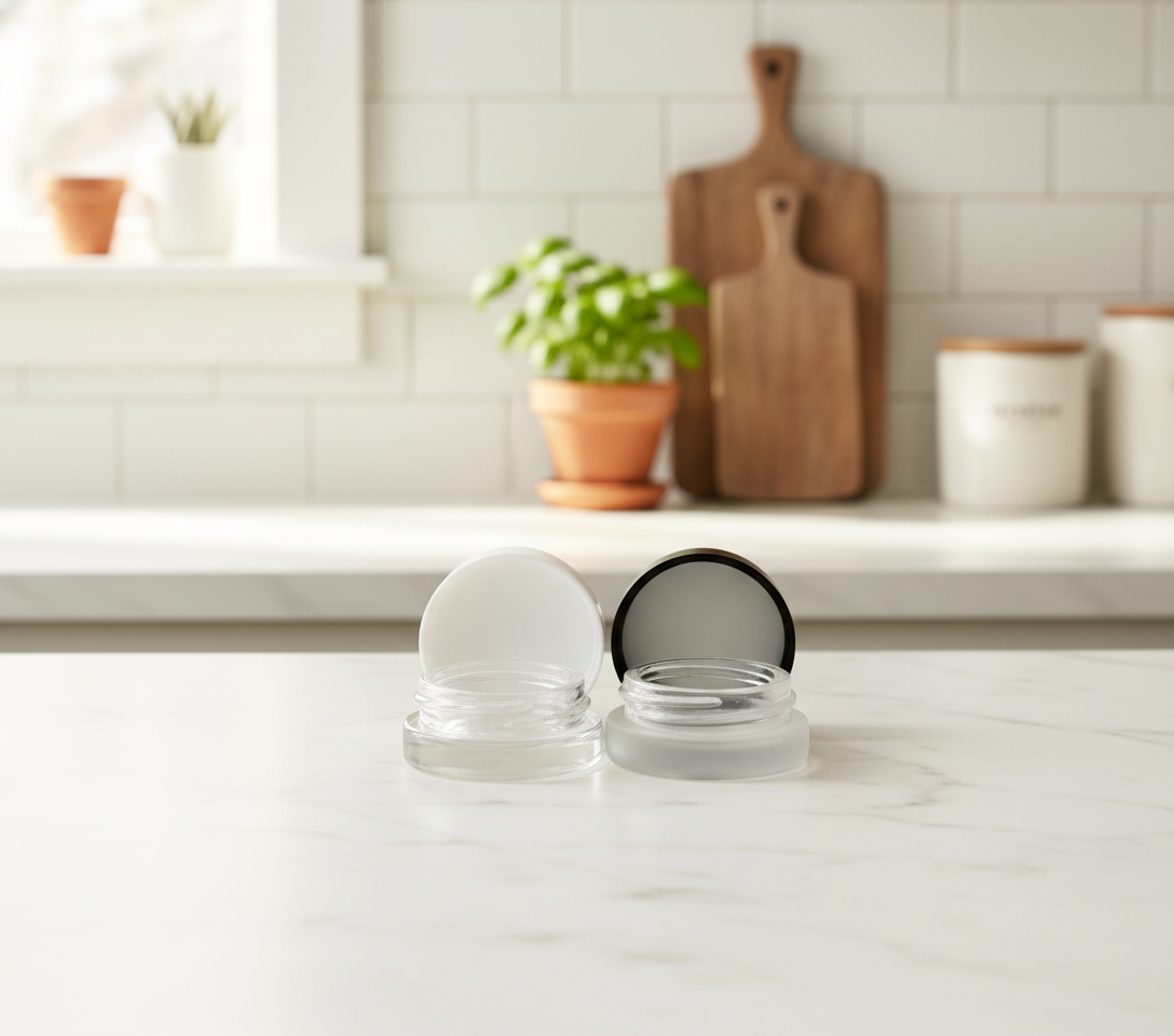 7ml Screw Top Jars with Lids - Kitchen Lifestyle