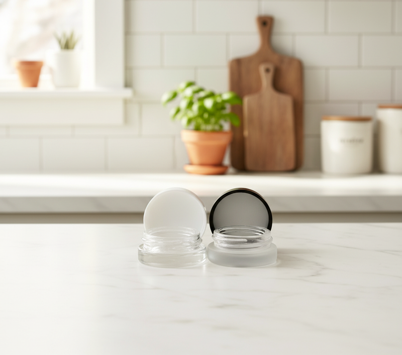 7ml Screw Top Jars with Lids - Kitchen Lifestyle