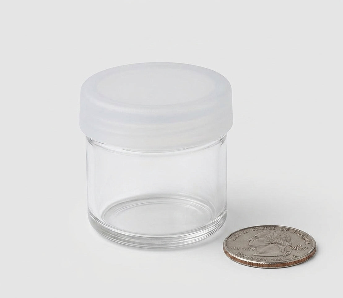 6ml Glass No-Neck Jar