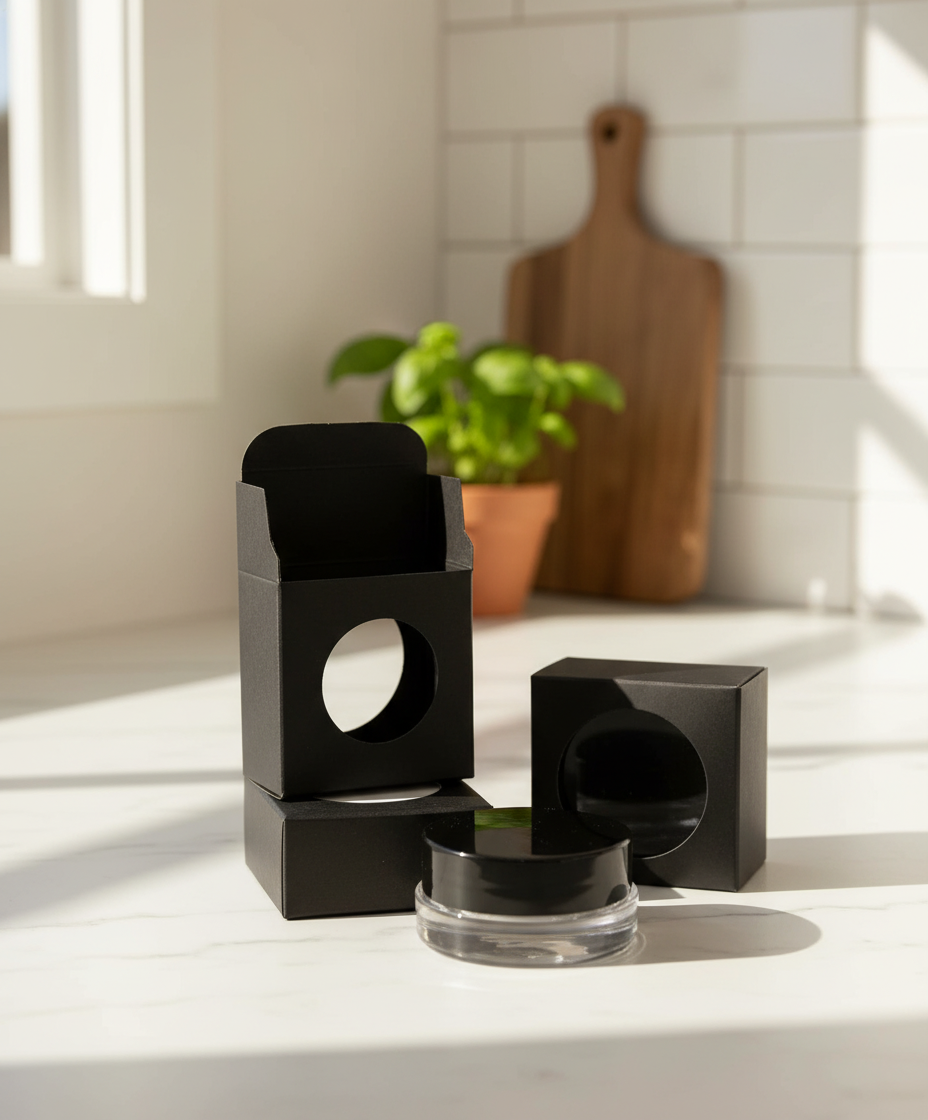 Blank Boxes for Jars - Kitchen Lifestyle