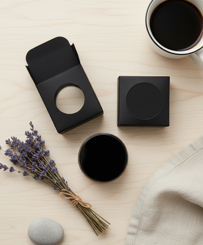 Blank Boxes for Jars - Overhead Flatlay