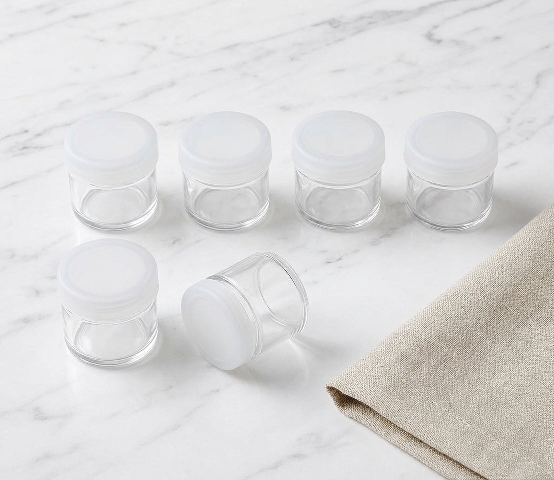 6ml Glass No-Neck Jar
