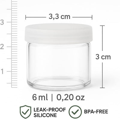 6ml Glass No-Neck Concentrate Jar - Kraft & Kitchen