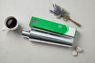 Kraft & Kitchen Wrap Foil Backed Parchment - Overhead Flatlay