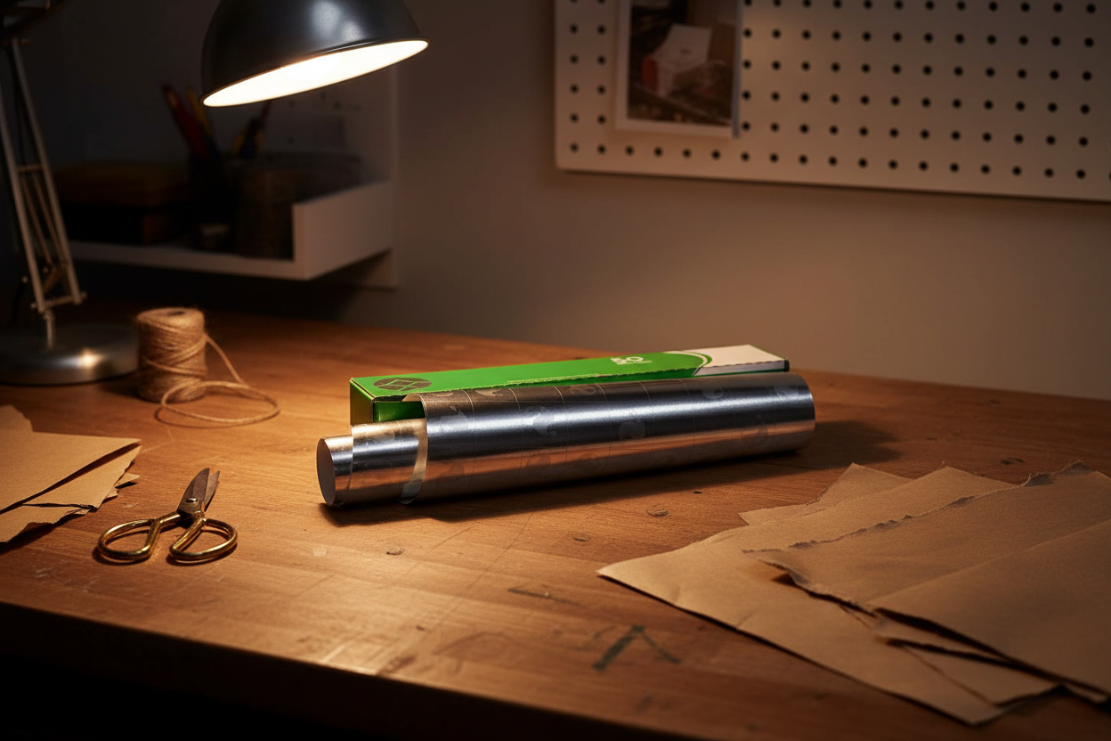 Kraft & Kitchen Wrap Foil Backed Parchment - Workspace Scene