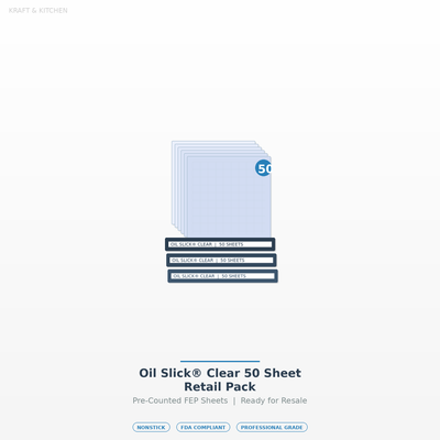 Kraft & Kitchen Clear FEP Sheets Precut - product view 13
