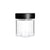 3oz Glass Jar with Black CR Lid - Kraft & Kitchen