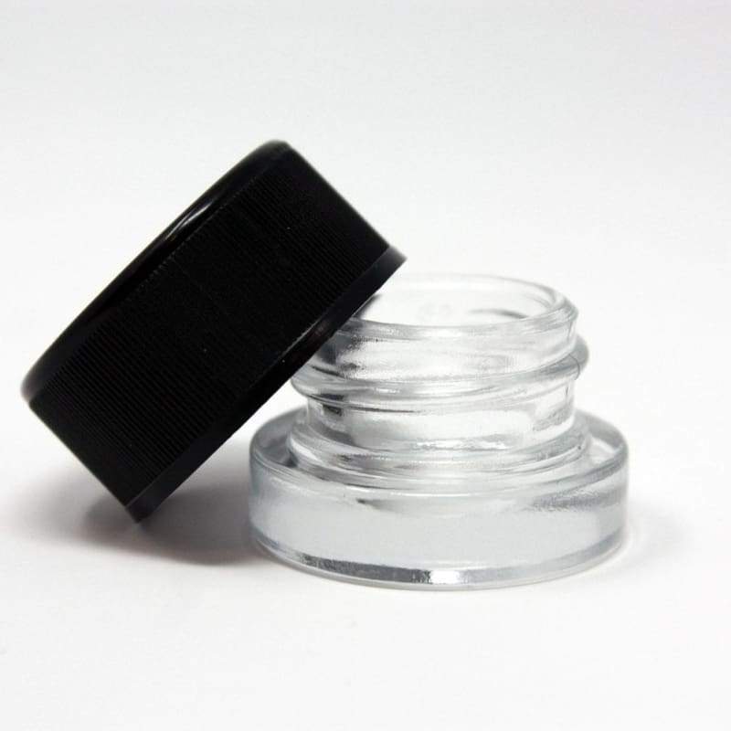 5ml Child Resistant Jar with Black Lids - Kraft & Kitchen