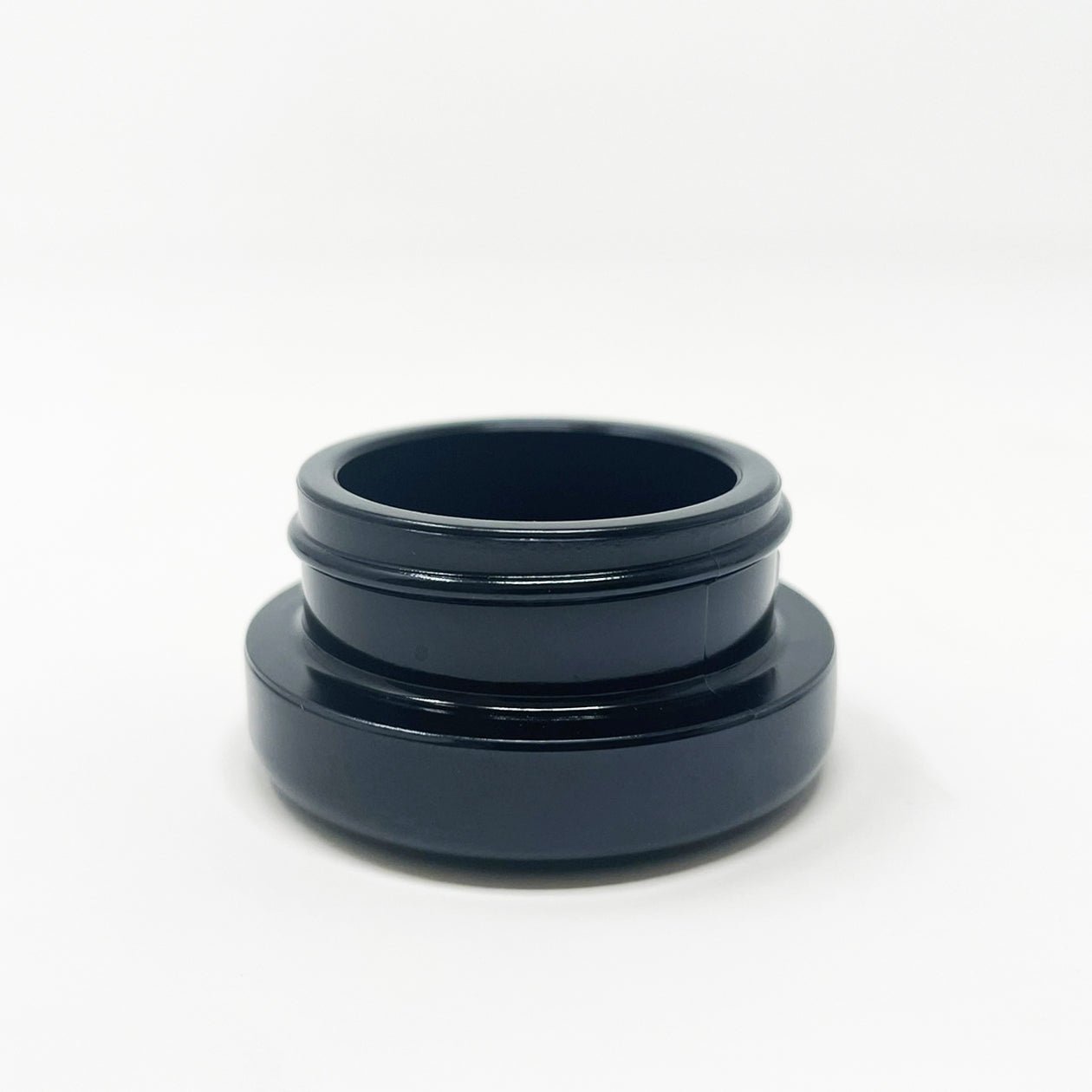 7ml UV Resistant Round Bottom Jar with Child Resistant Black Lids - Kraft & Kitchen