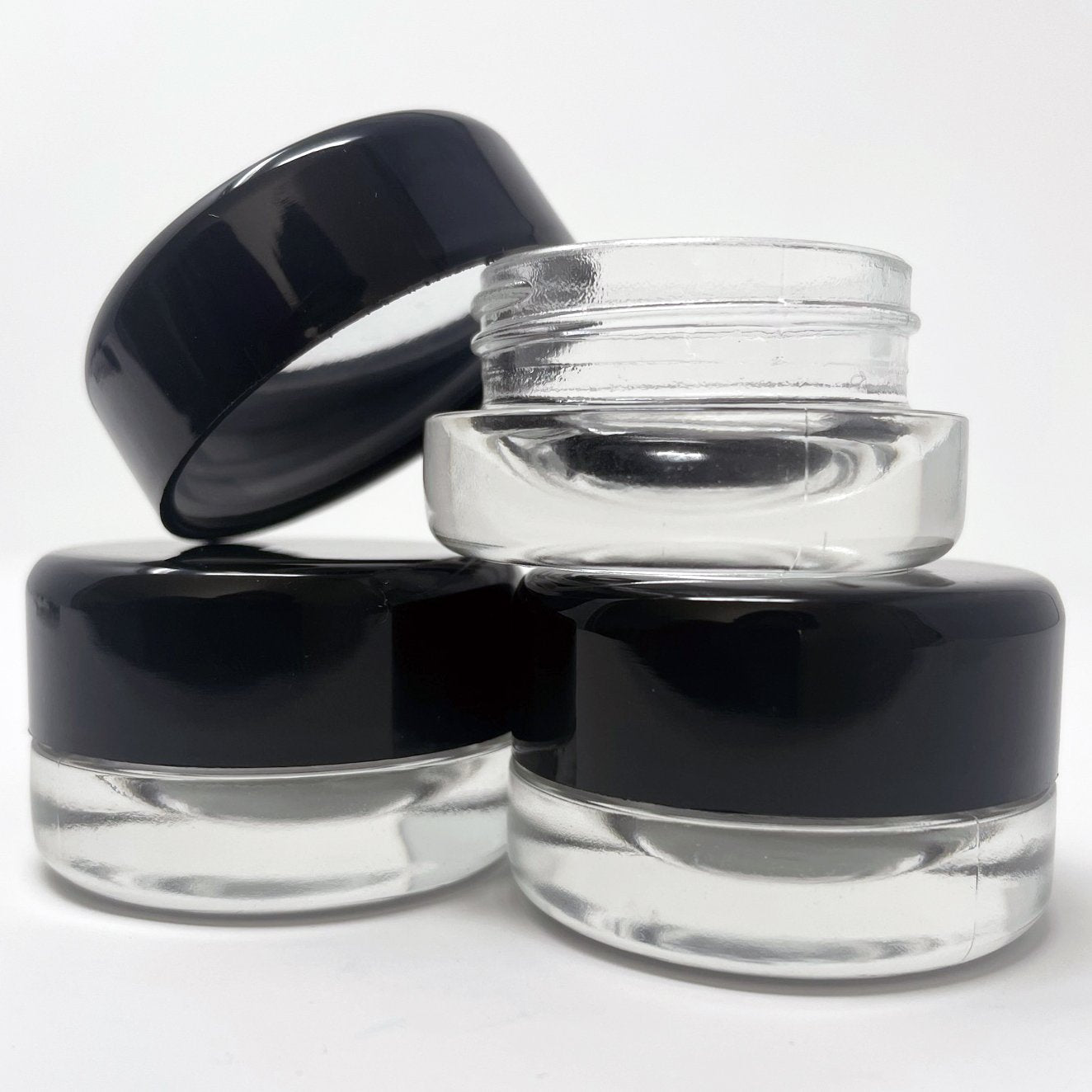 9ml Round Bottom Child Resistant Glass Jar with Lids - Kraft & Kitchen