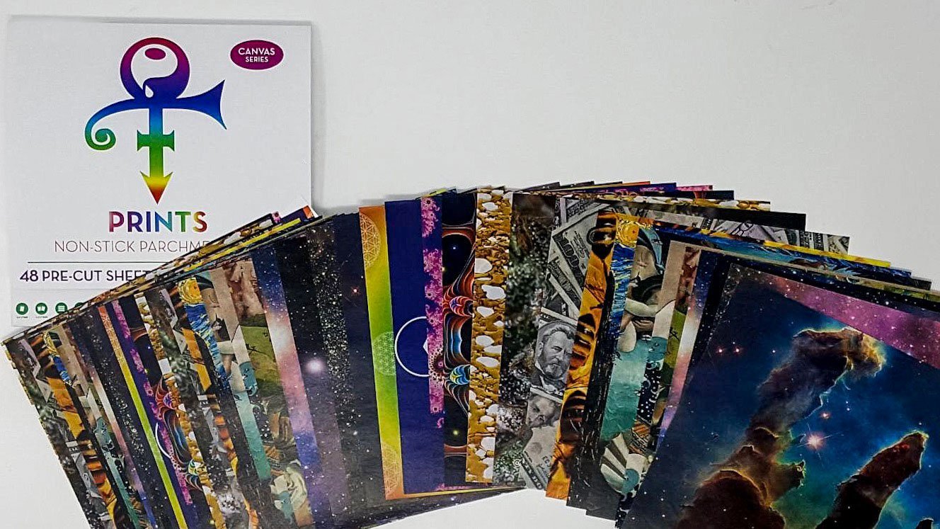 Printed Glassine release paper colorful artwork - Kraft & Kitchen