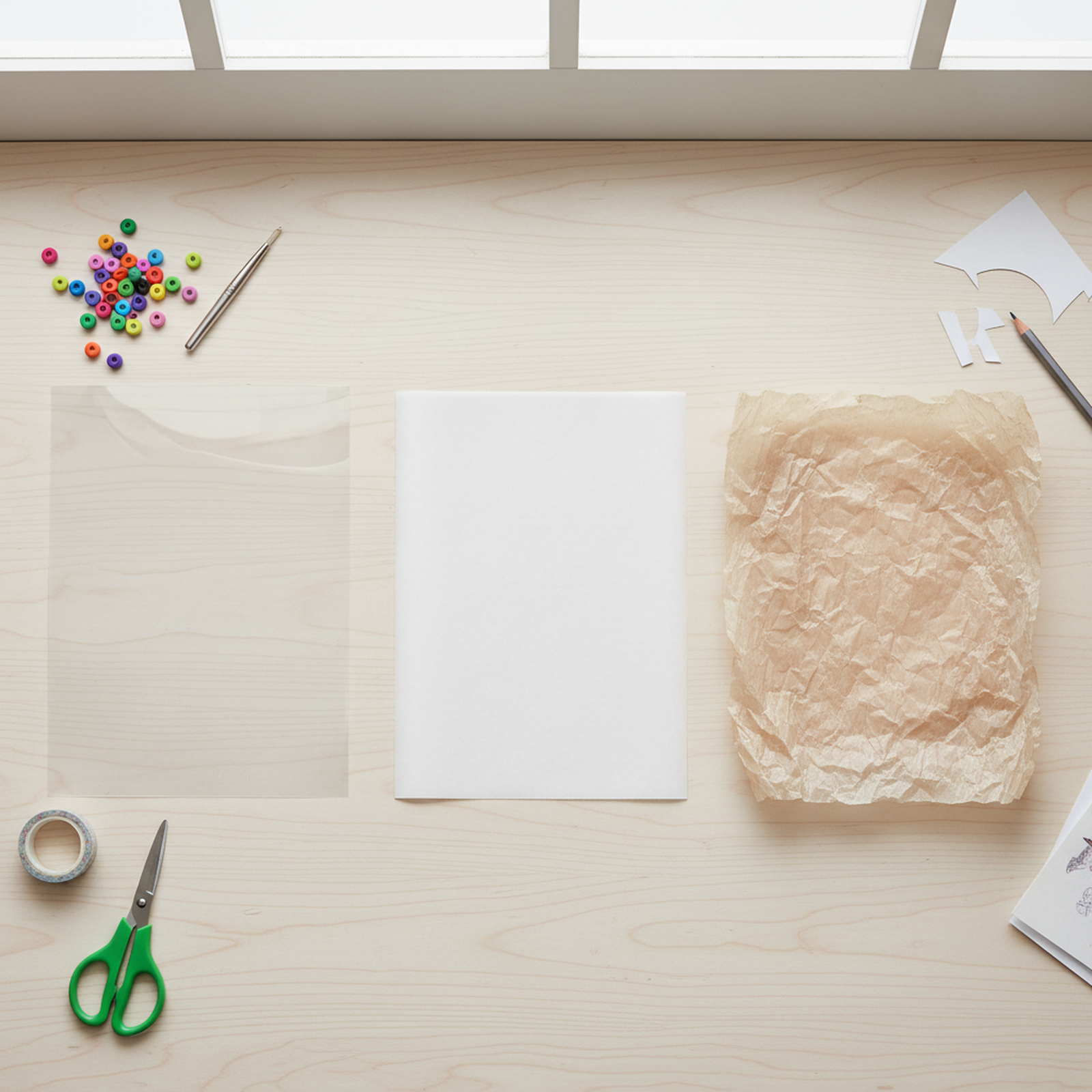 Comparison of FEP film, silicone release paper, and parchment paper materials