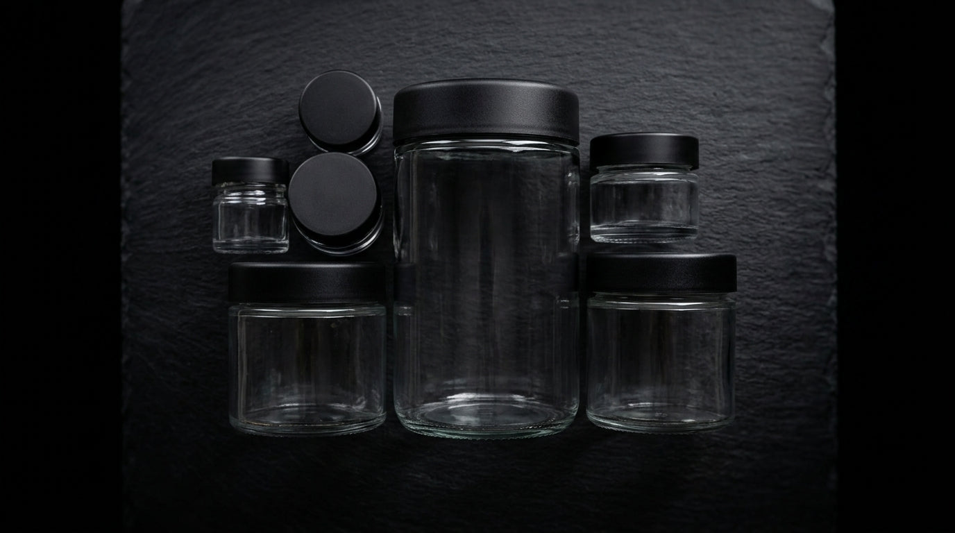 Glass Jars by Size