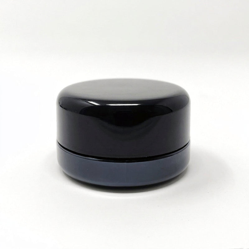 7ml UV Resistant Round Bottom Jar with Child Resistant Black Lids