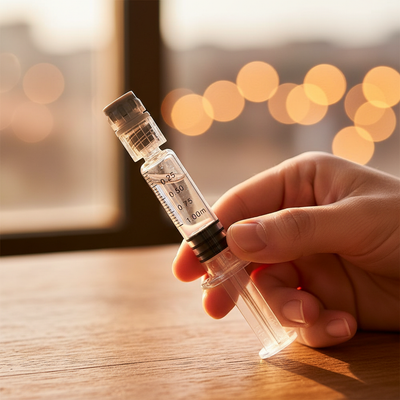 1ml Glass Syringe - Detail Closeup