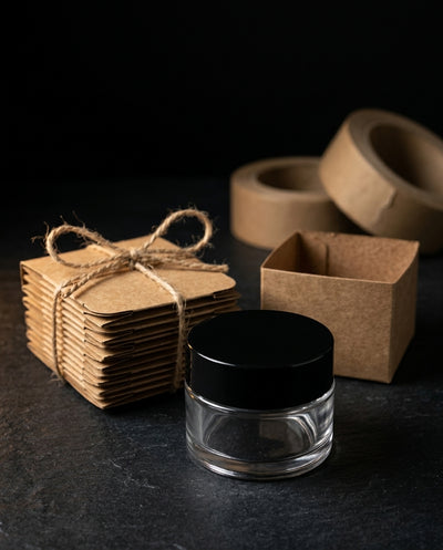 Blank Boxes for Jars — in craft-studio context