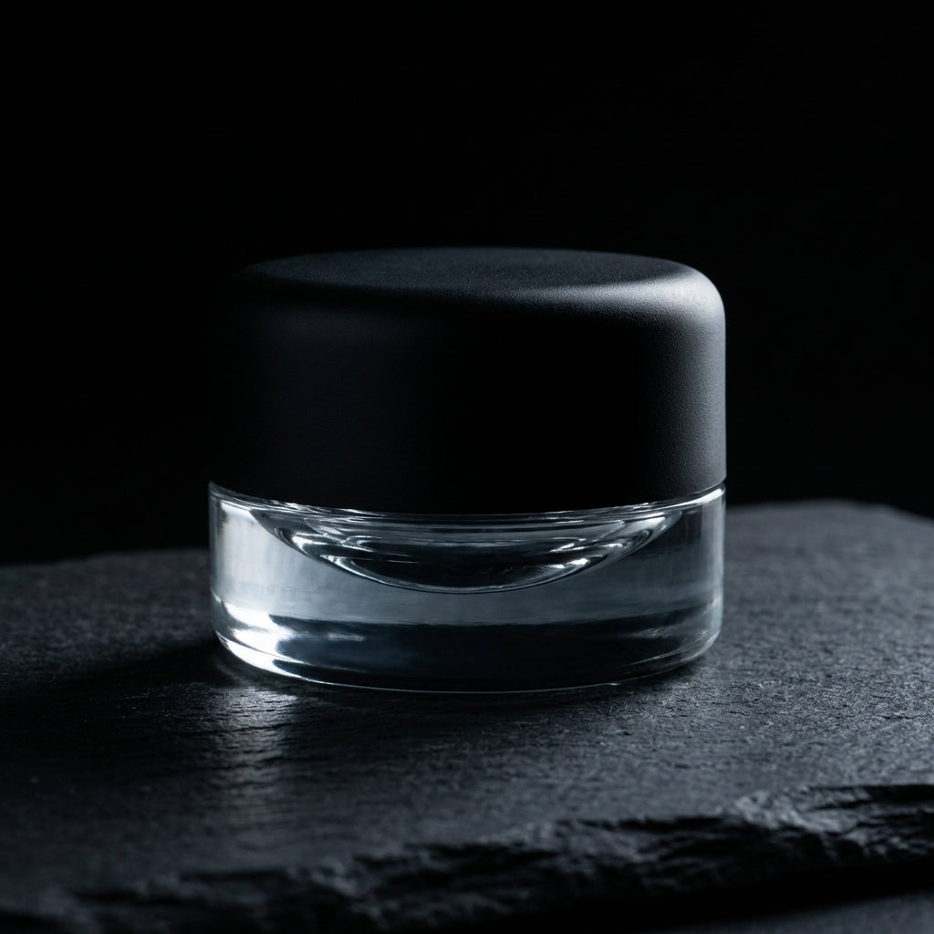 9ml Child Resistant Jar with Black Lids — product shot
