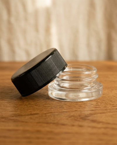 9ml Child Resistant Jar with Black Lids — product shot