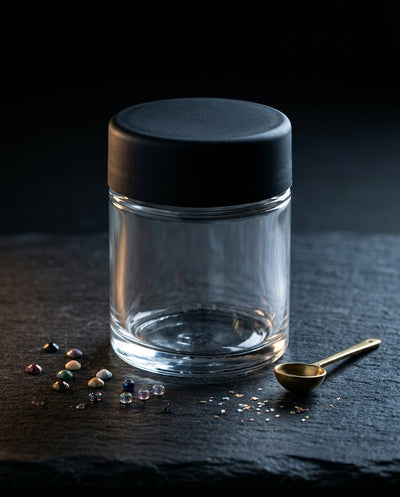 6ml Glass No-Neck Jar — in craft-studio context
