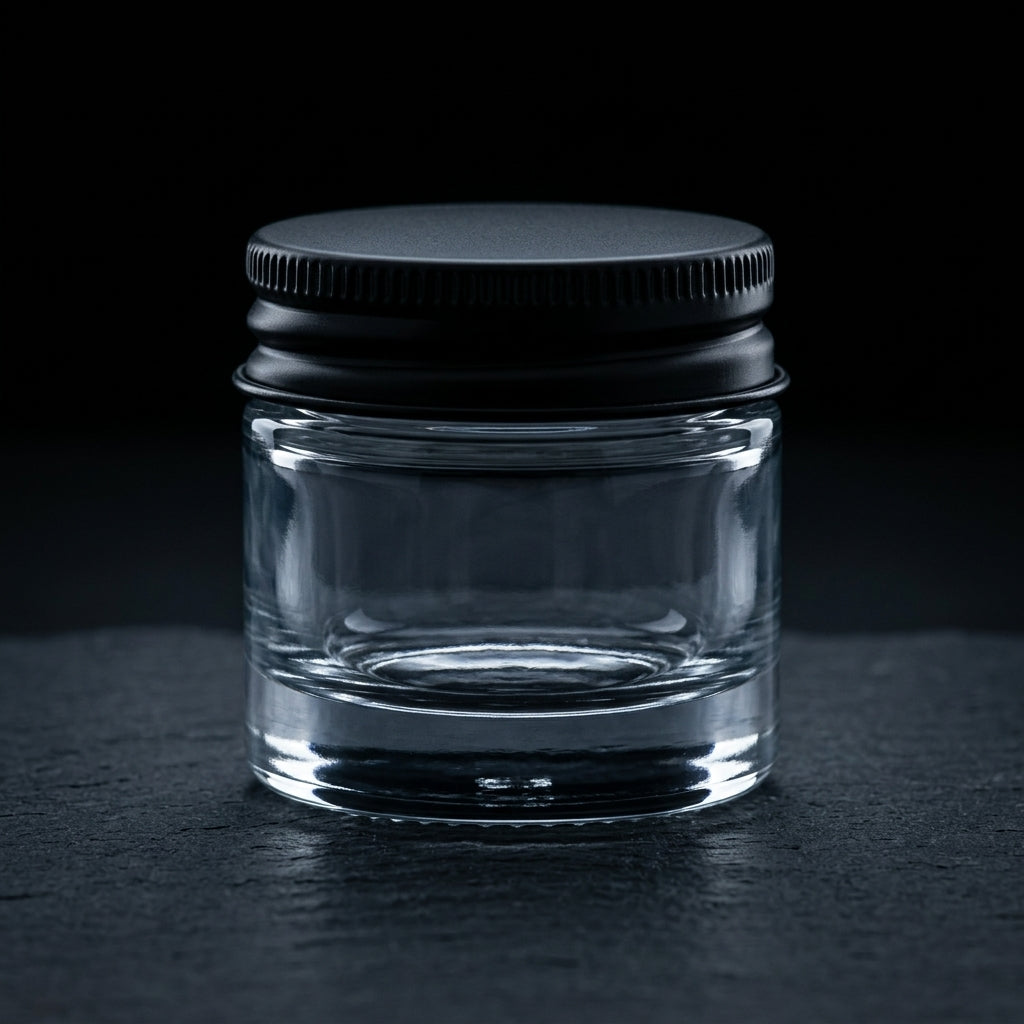 5ml Screw Top Jar with Black Lids — product shot