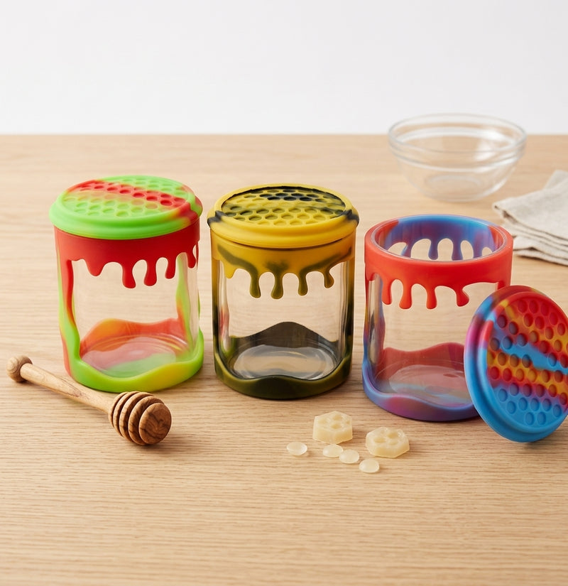 3oz Honey Jar with Silicone Jacket