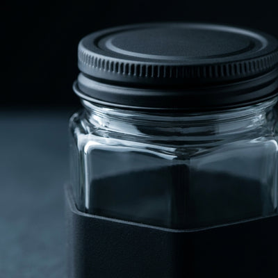 3oz Honey Jar with Silicone Jacket — finish and closure detail