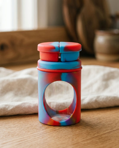 5oz Jar with Silicone Jar Jacket and Secret Container — product shot
