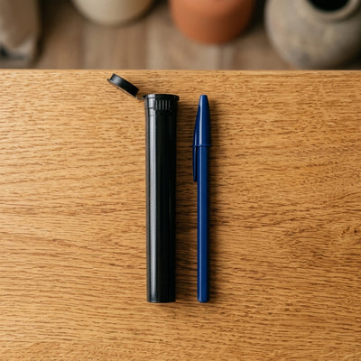 116mm Opaque Child Resistant Tube — size reference