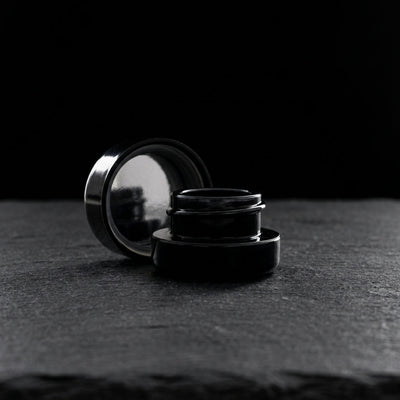 5ml UV Resistant Round Bottom Jar with CR Black Lids