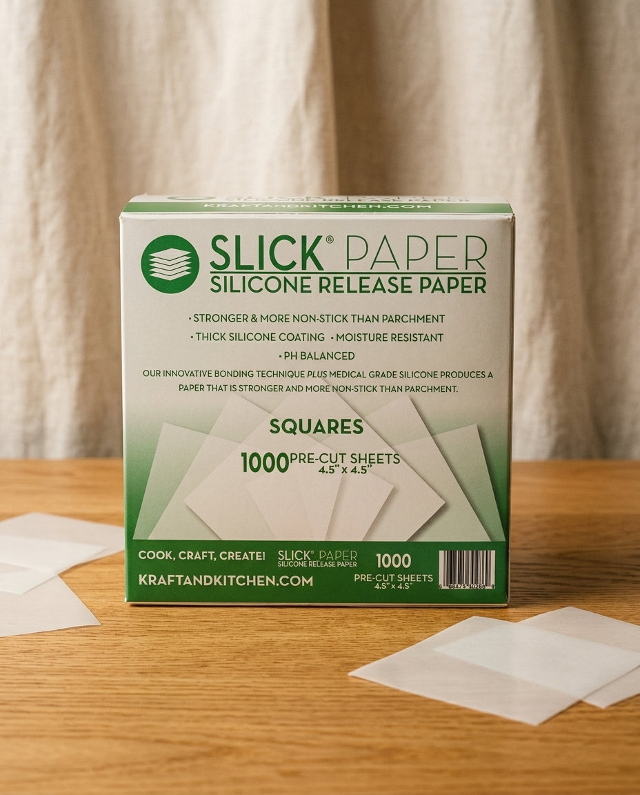 Oil Slick Non-Stick PRECUT Paper 4.5" x 4.5" — product shot