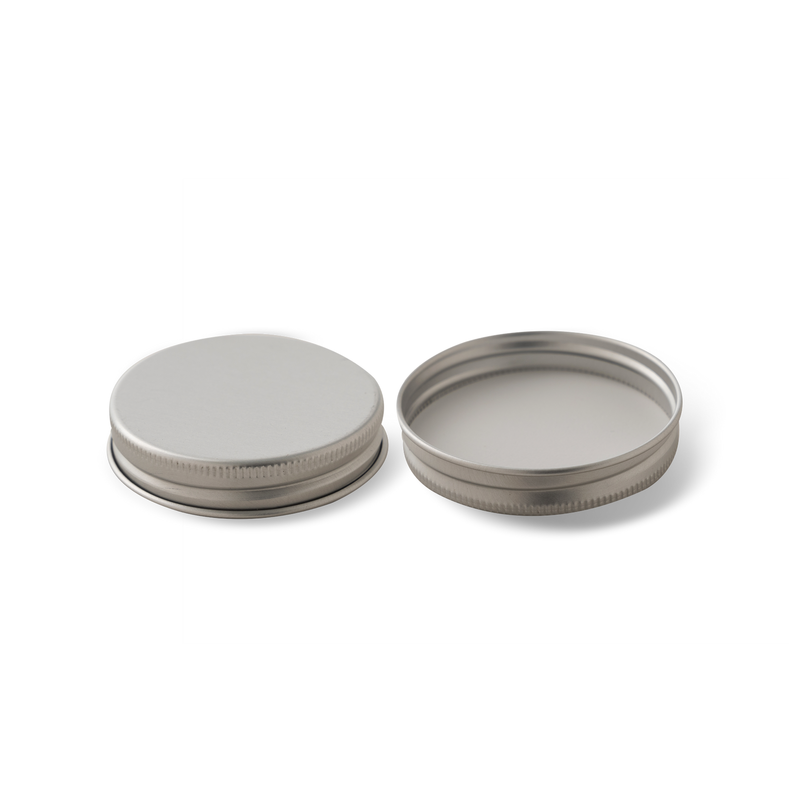 58-400 Silver Aluminum Lid with PE Liner, Case of 120