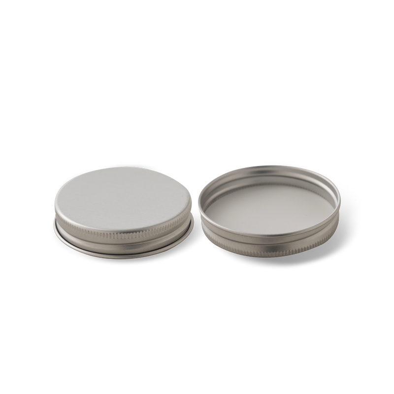 58-400 Silver Aluminum Lid with PE Liner, Case of 120