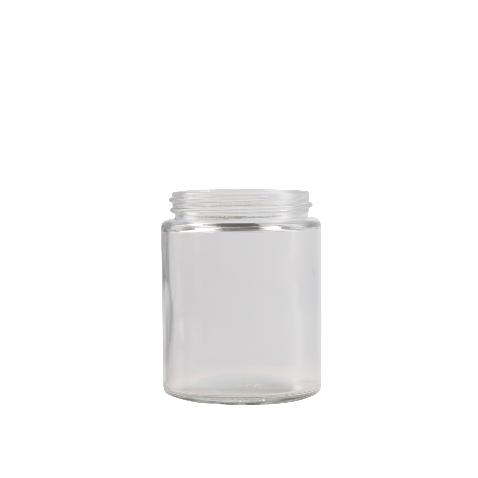 6 oz Clear Glass Jar, Straight-Sided, Case of 105