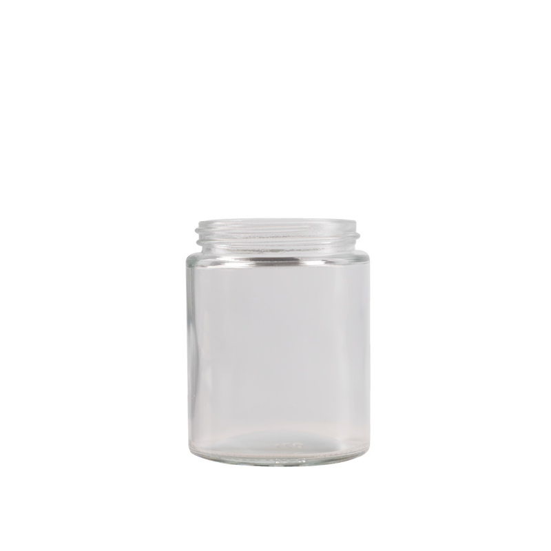 6 oz Clear Glass Jar, Straight-Sided, Case of 105