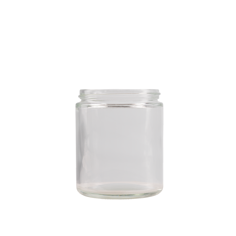 8 oz Clear Glass Jar, Straight-Sided, Case of 72