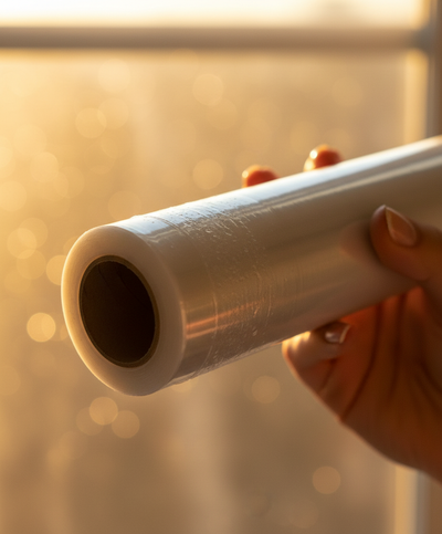 Bulk Roll of Fep Film. Multiple Thicknesses - Detail Closeup