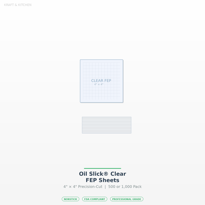 Kraft & Kitchen Clear FEP Sheets Precut - product view 16