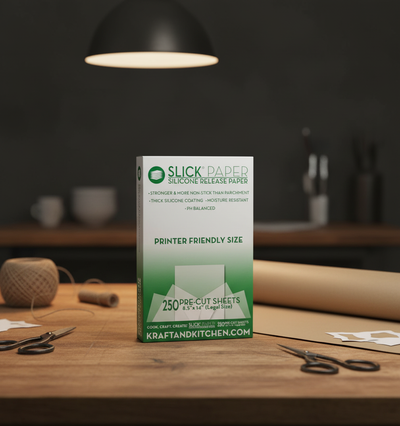 Silicone Release Paper Nonstick Coated Glassine Paper - Workspace Scene