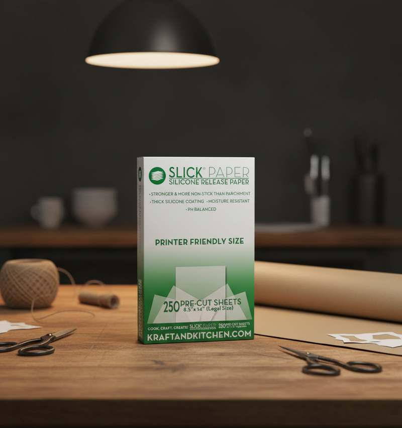 Silicone Release Paper Nonstick Coated Glassine Paper - Workspace Scene