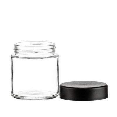 6ML GLASS Containers with CLEAR lid