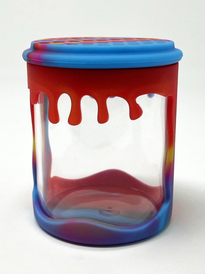 3oz Honey Jar with Silicone Jacket - Kraft & Kitchen